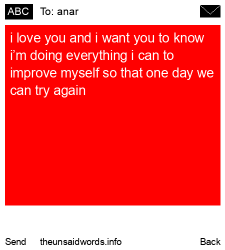 unsent message to anar