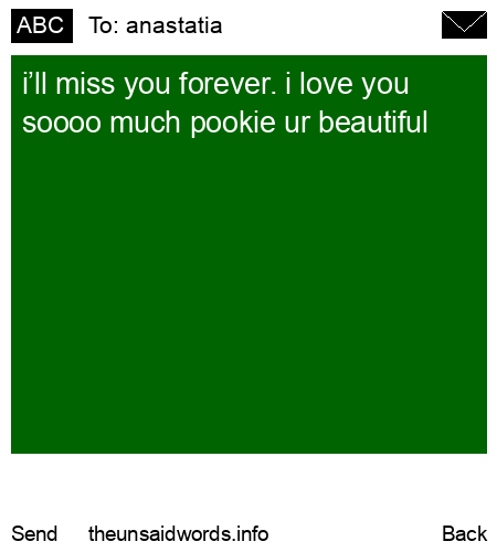 unsent message to anastatia