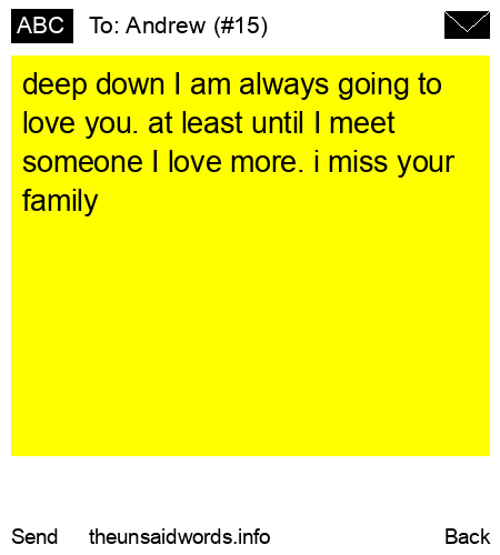 unsent message to Andrew (#15)