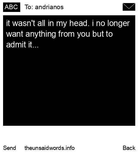 unsent message to andrianos
