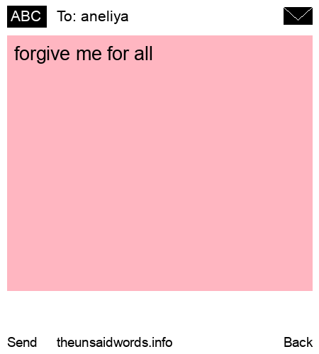 unsent message to aneliya 