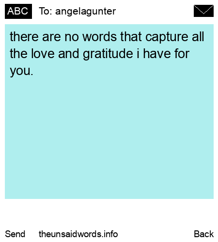 unsent message to angelagunter