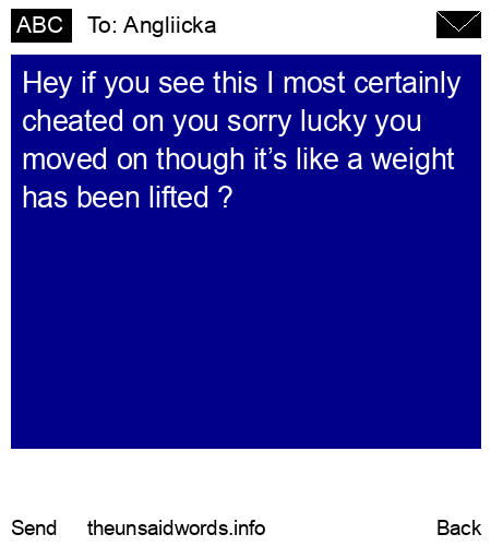 unsent message to Angliicka