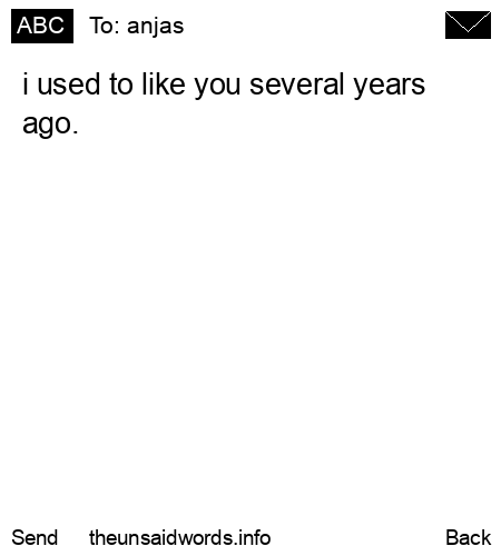 unsent message to anjas