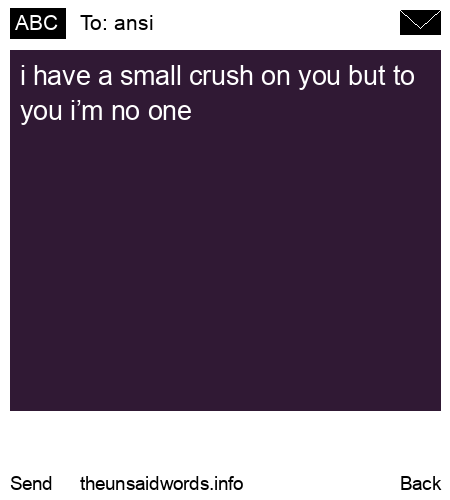 unsent message to ansi