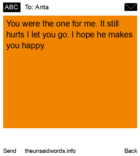 unsent message to Anta