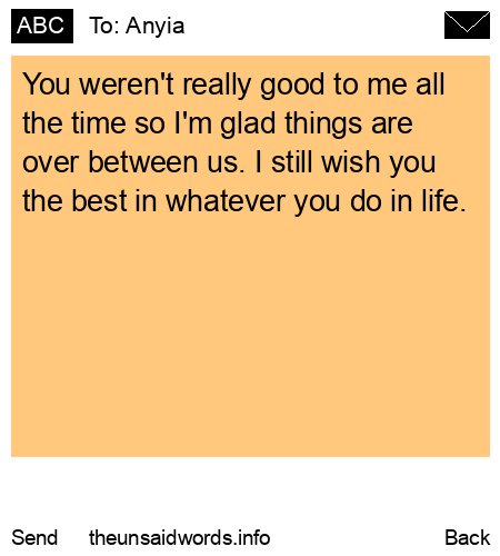 unsent message to Anyia