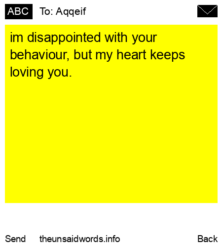 unsent message to Aqqeif