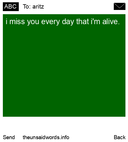 unsent message to aritz