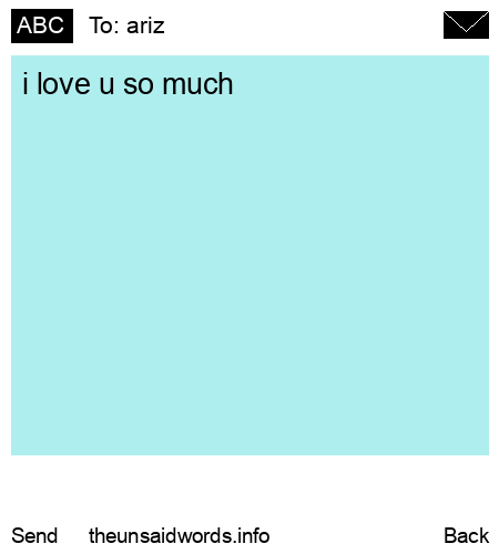 unsent message to ariz
