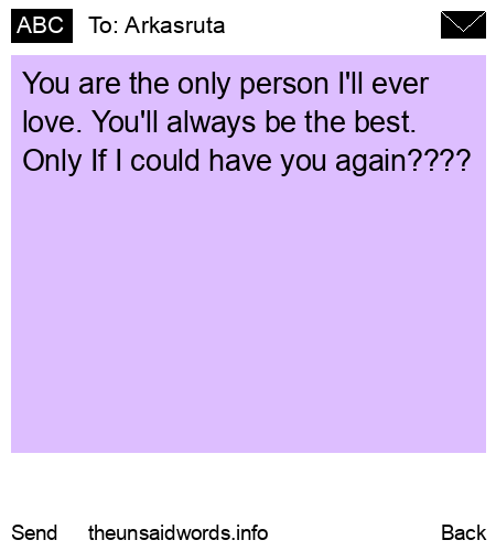 unsent message to Arkasruta