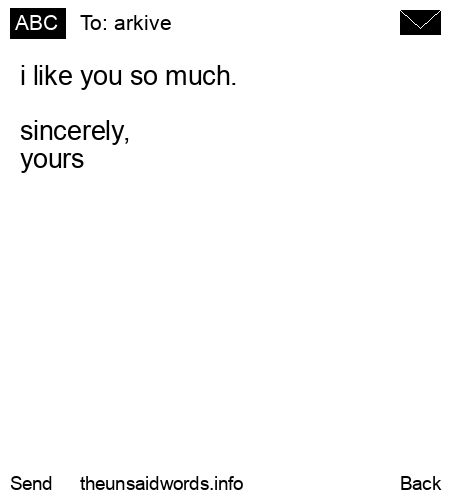 unsent message to arkive