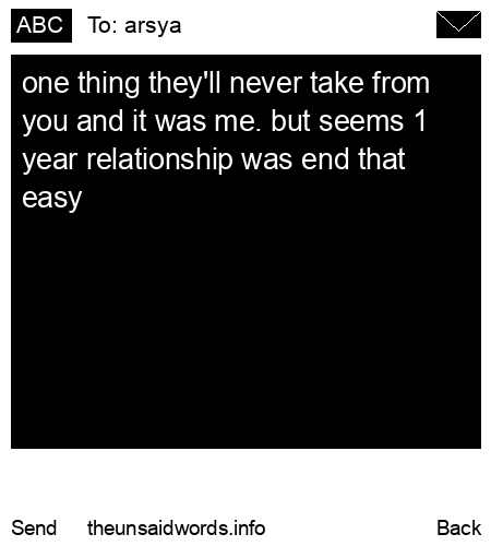 unsent message to arsya