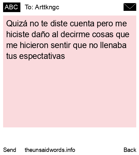 unsent message to Arttkngc