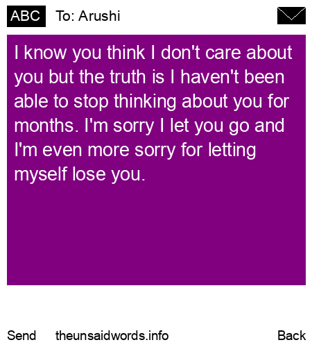 unsent message to Arushi