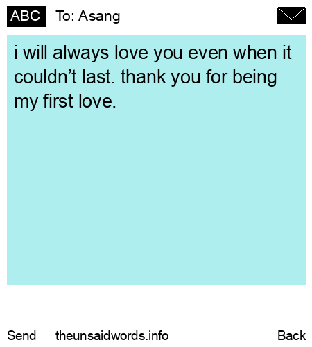 unsent message to Asang