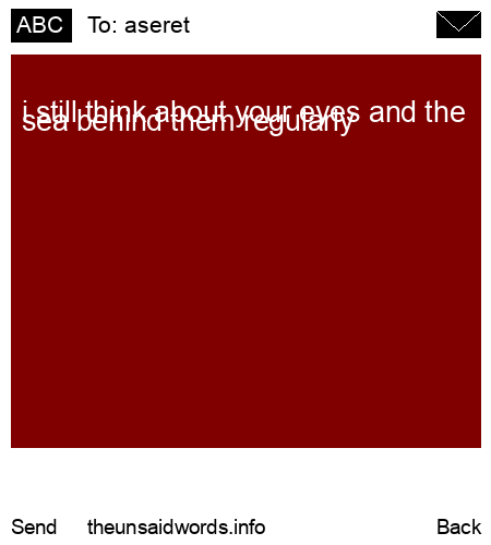 unsent message to aseret