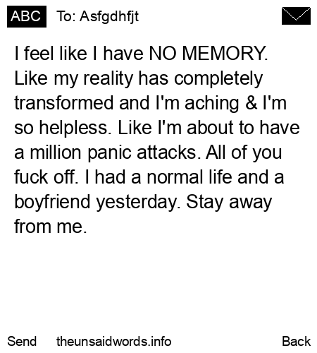 unsent message to Asfgdhfjt