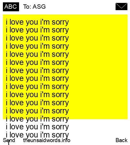 unsent message to ASG