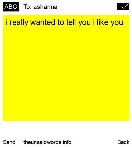 unsent message to ashanna