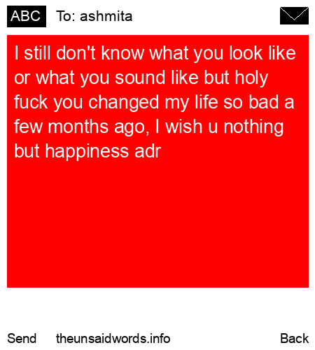 unsent message to ashmita