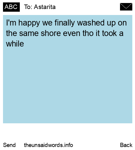 unsent message to Astarita 
