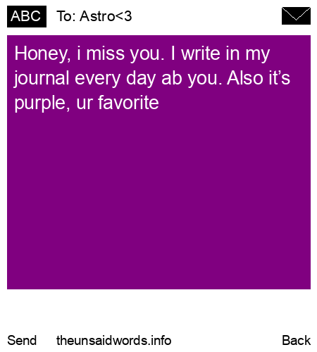 unsent message to Astro<3