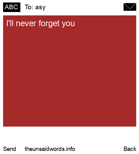unsent message to asy