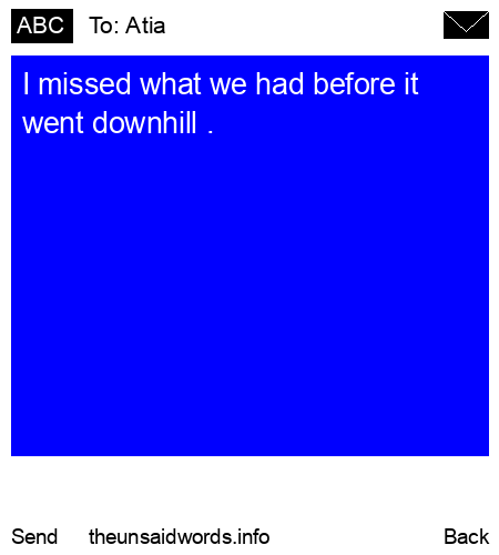 unsent message to Atia