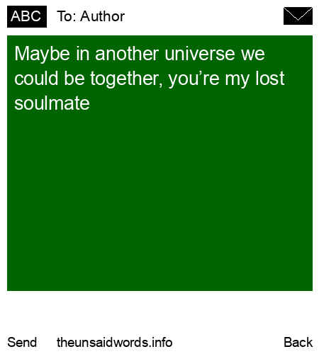 unsent message to Author 