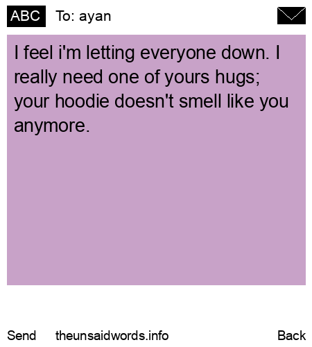 unsent message to ayan