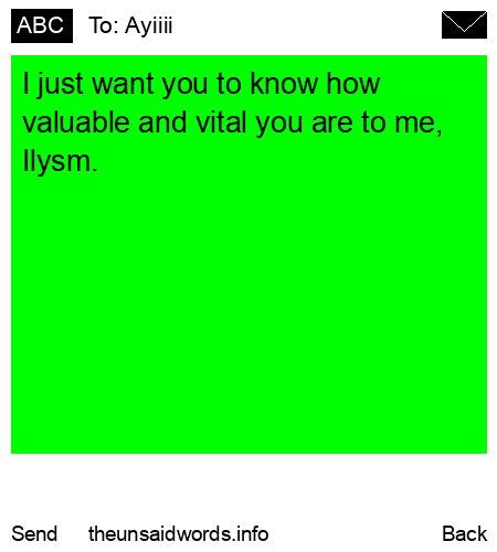 unsent message to Ayiiii