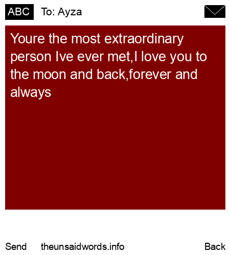 unsent message to Ayza 