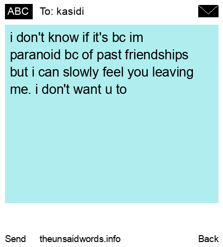 unsent message to kasidi