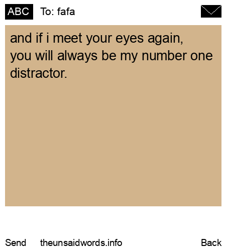 unsent message to fafa