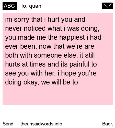 unsent message to quan