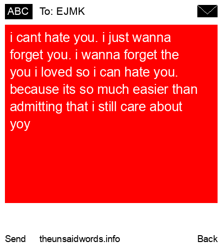 unsent message to EJMK