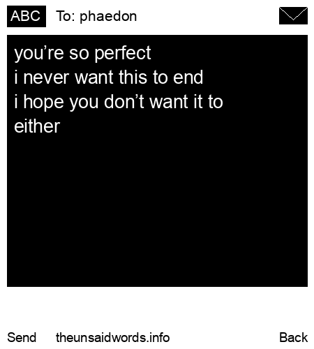 unsent message to phaedon