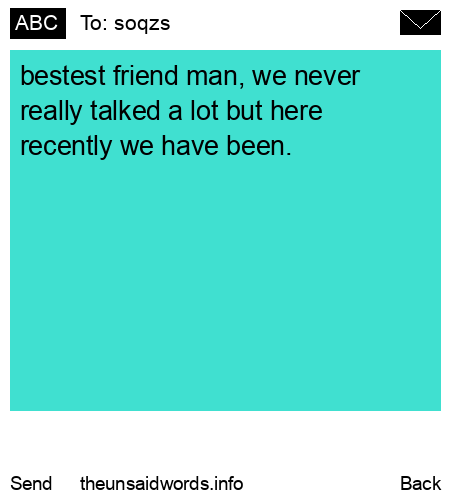 unsent message to soqzs