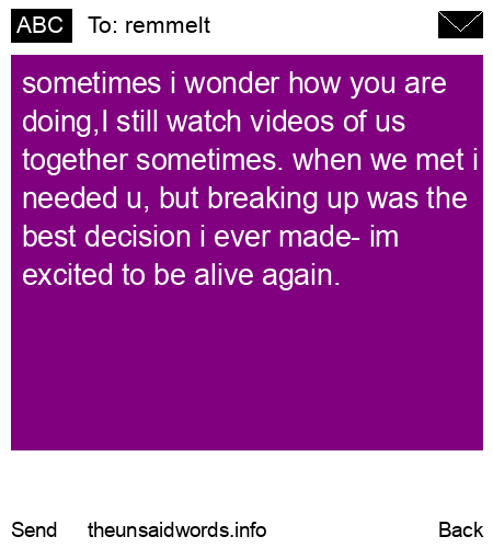 unsent message to remmelt