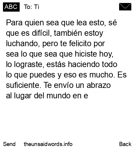 unsent message to Ti