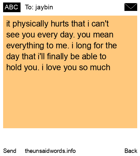 unsent message to jaybin