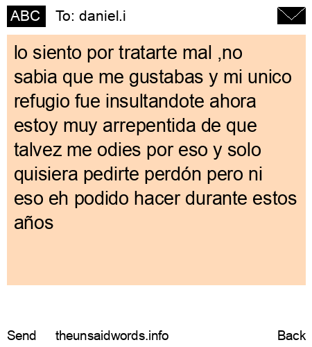 unsent message to daniel.i