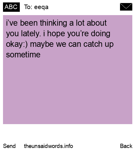 unsent message to eeqa