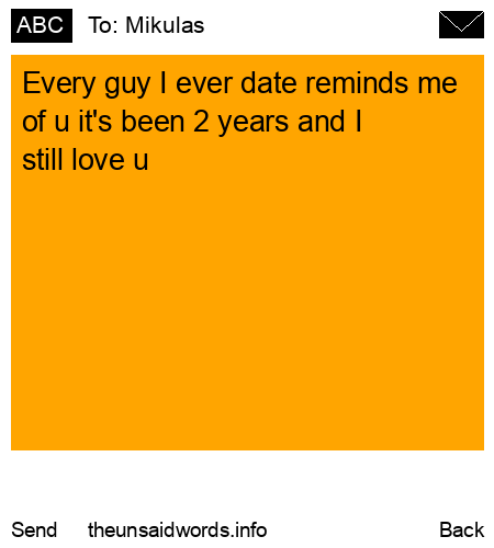 unsent message to Mikulas