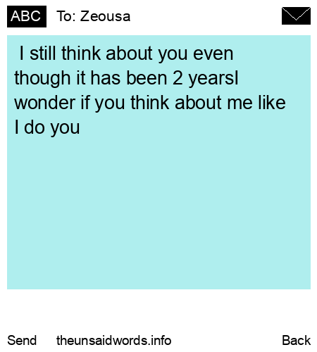 unsent message to Zeousa
