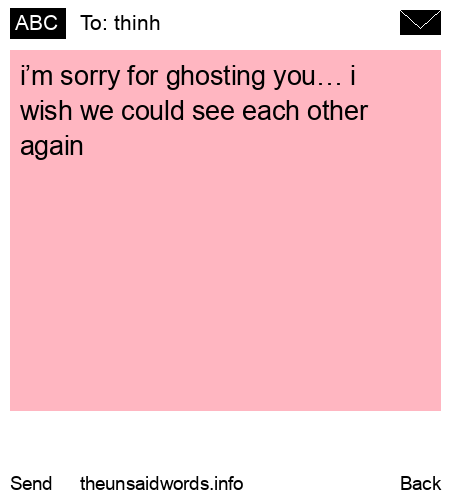 unsent message to thinh