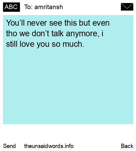 unsent message to amritansh 