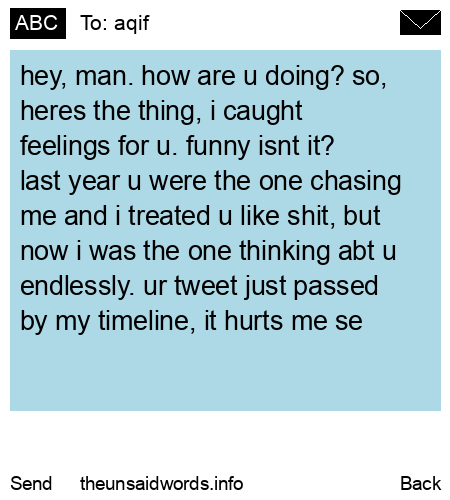 unsent message to aqif