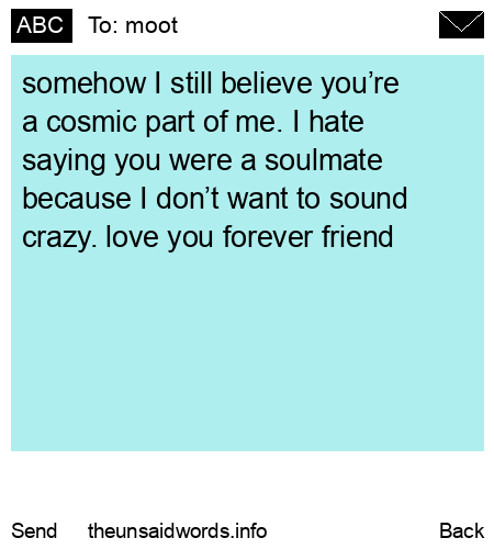 unsent message to moot